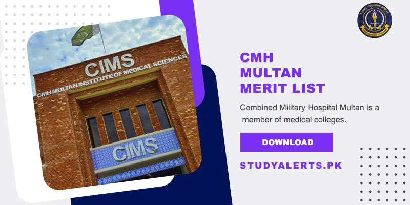 CMH Multan Merit List