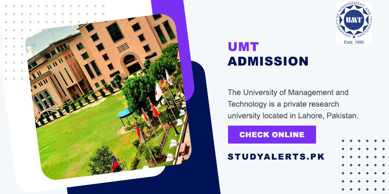 UMT Admission 2023-24