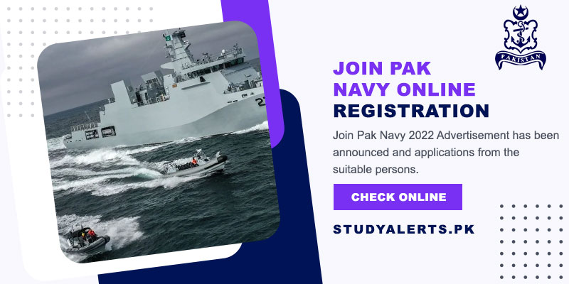 Join Pak Navy Online Registration 