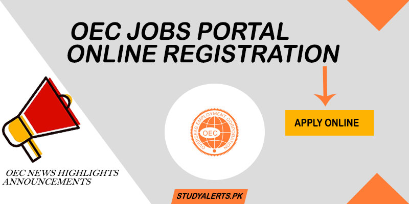 Jobs Oec Gov Pk Online Registration Portal Login
