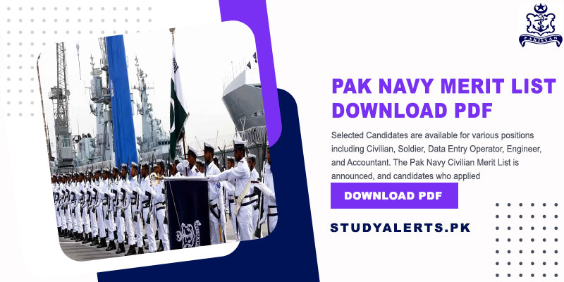 Pak Navy Merit List Download PDF