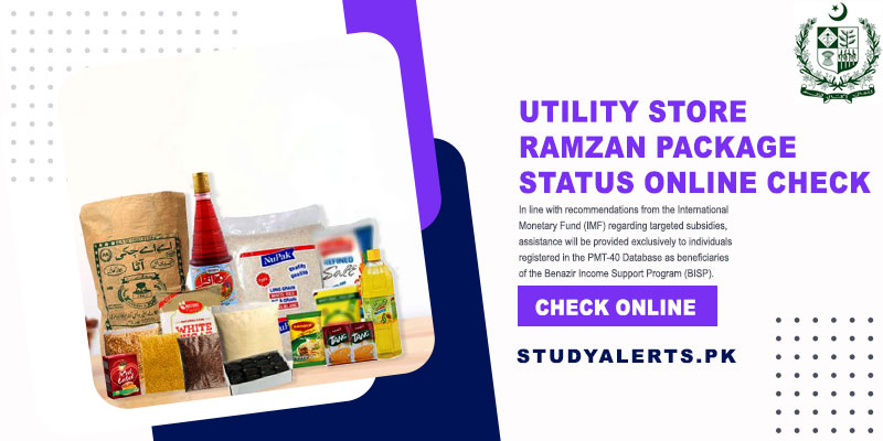 Utility Store Ramzan Package Status Online Check